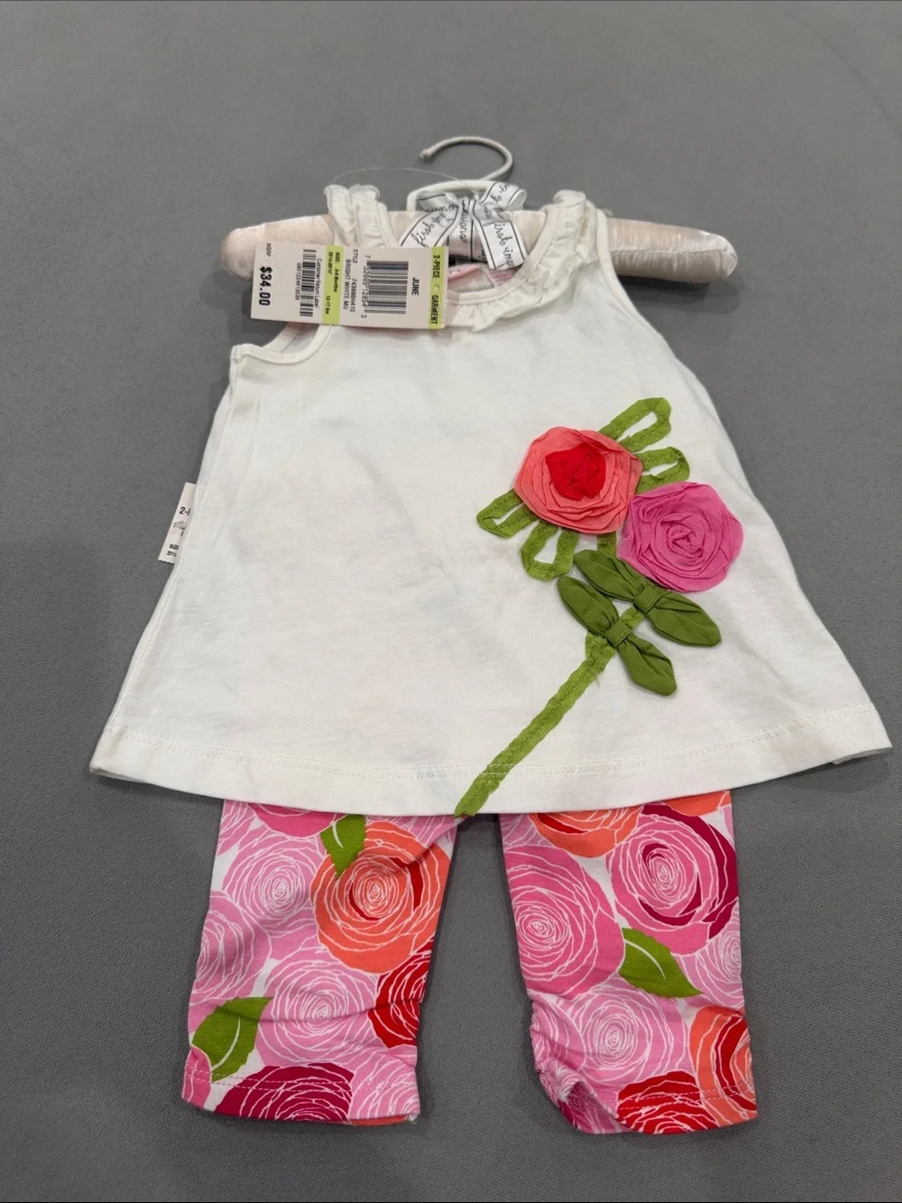 First Impressions 2-Piece Floral Outfit Set | 3–6 Months